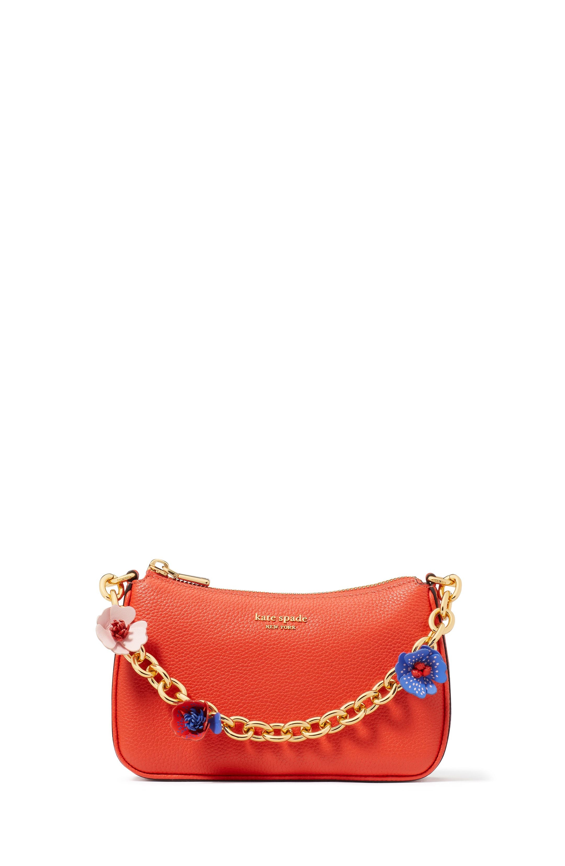 KF950-Jolie Novelty Flower Small Convertible Crossbody-Red Berry